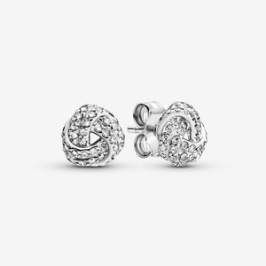 Pandora Shimmering Knot Stud Earrings